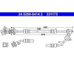 ATE 24.5290-0414.3 Bremsschlauch ATE 24.5290-0414.3 Bremsschlauch