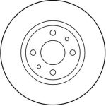 TRW DF1742 Bremsscheibe TRW DF1742 Bremsscheibe