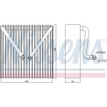 Verdampfer, Klimaanlage 92191 Verdampfer, Klimaanlage 92191