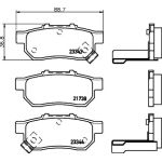 Bremsbelagsatz, Scheibenbremse 8DB 355 017-151 Bremsbelagsatz, Scheibenbremse 8DB 355 017-151