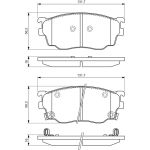 BOSCH 0 986 494 394 Bremsbelagsatz, Scheibenbremse BOSCH 0 986 494 394 Bremsbelagsatz, Scheibenbremse