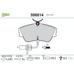 Valeo 598814 Bremsbelagsatz, Scheibenbremse