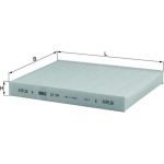 Knecht LA 144 Filter, Innenraumluft Knecht LA 144 Filter, Innenraumluft