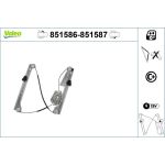 Valeo 851586 Fensterheber Valeo 851586 Fensterheber