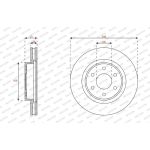 Bremsscheibe DDF3061C