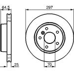 Bremsscheibe 0 986 478 483 Bremsscheibe 0 986 478 483