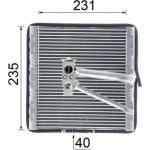 Verdampfer, Klimaanlage AE 93 000P Verdampfer, Klimaanlage AE 93 000P