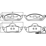 Hella 8DB 355 008-661 Bremsbelagsatz, Scheibenbremse