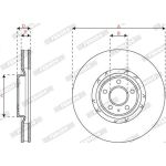 Ferodo DDF2774LC-1 Bremsscheibe PREMIER Ferodo DDF2774LC-1 Bremsscheibe PREMIER