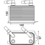 Ölkühler, Automatikgetriebe CLC 228 000P Ölkühler, Automatikgetriebe CLC 228 000P