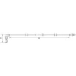 BOSCH 0 265 007 532 Sensor, Raddrehzahl BOSCH 0 265 007 532 Sensor, Raddrehzahl