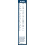 BOSCH AF 480 Scheibenwischer Aerofit 3 397 009 848 BOSCH AF 480 Scheibenwischer Aerofit 3 397 009 848