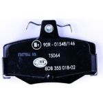 Bremsbelagsatz, Scheibenbremse 8DB 355 018-021 Bremsbelagsatz, Scheibenbremse 8DB 355 018-021