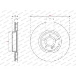 Ferodo DDF3109C-1 Bremsscheibe PREMIER Ferodo DDF3109C-1 Bremsscheibe PREMIER