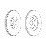 Ferodo DDF1585C-1 Bremsscheibe PREMIER Coat+ disc Ferodo DDF1585C-1 Bremsscheibe PREMIER Coat+ disc