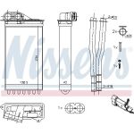 Wärmetauscher, Innenraumheizung 71161 Wärmetauscher, Innenraumheizung 71161