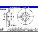 Bremsscheibe 24.0130-0116.1