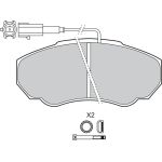 Valeo 598568 Bremsbelagsatz, Scheibenbremse