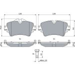 Bremsbelagsatz, Scheibenbremse 0 986 494 736 Bremsbelagsatz, Scheibenbremse 0 986 494 736