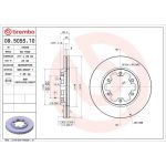 Bremsscheibe 09.5055.10