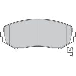 Valeo 598877 Bremsbelagsatz, Scheibenbremse