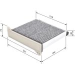 BOSCH 1 987 432 426 Innenraumfilter BOSCH 1 987 432 426 Innenraumfilter