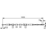 BOSCH 1 987 477 920 Seilzug, Feststellbremse