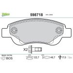Valeo 598718 Bremsbelagsatz, Scheibenbremse Valeo 598718 Bremsbelagsatz, Scheibenbremse