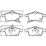 Bremsbelagsatz, Scheibenbremse 8DB 355 025-191