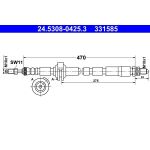 ATE 24.5308-0425.3 Bremsschlauch ATE 24.5308-0425.3 Bremsschlauch
