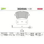 Valeo 302454A Bremsbelagsatz, Scheibenbremse EXPERT Valeo 302454A Bremsbelagsatz, Scheibenbremse EXPERT