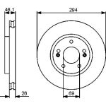 Bremsscheibe 0 986 479 434 Bremsscheibe 0 986 479 434