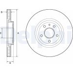 Delphi BG2843 Bremsscheibe Delphi BG2843 Bremsscheibe