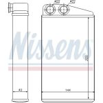 Wärmetauscher, Innenraumheizung 73249 Wärmetauscher, Innenraumheizung 73249