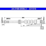 ATE 24.5169-0556.3 Bremsschlauch ATE 24.5169-0556.3 Bremsschlauch