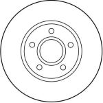 TRW DF2677 Bremsscheibe TRW DF2677 Bremsscheibe