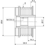 Valeo 588012 Generatorfreilauf NEW SPARE PART Valeo 588012 Generatorfreilauf NEW SPARE PART