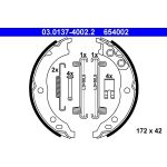 ATE 03.0137-4002.2 Bremsbackensatz, Feststellbremse