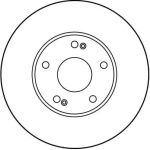 TRW DF1036 Bremsscheibe TRW DF1036 Bremsscheibe