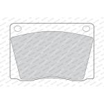 Ferodo FDB9 Bremsbelagsatz, Scheibenbremse PREMIER ECO FRICTION Ferodo FDB9 Bremsbelagsatz, Scheibenbremse PREMIER ECO FRICTION