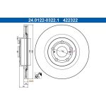 Bremsscheibe 24.0122-0322.1