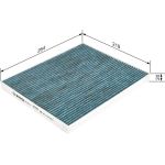 BOSCH 0 986 628 514 Innenraumfilter