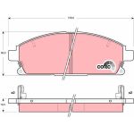 Bremsbelagsatz, Scheibenbremse GDB3312 Bremsbelagsatz, Scheibenbremse GDB3312