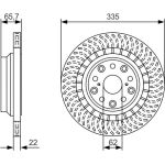 Bremsscheibe 0 986 479 T35