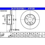 Bremsscheibe 24.0118-0108.1
