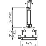 BOSCH 1 987 302 905 Abblendlicht-Glühlampe D1S 85V 35W Pk32d-2, 4300K, Xenon BOSCH 1 987 302 905 Abblendlicht-Glühlampe D1S 85V 35W Pk32d-2, 4300K, Xenon