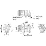 Kompressor, Klimaanlage ACP 1491 000P Kompressor, Klimaanlage ACP 1491 000P