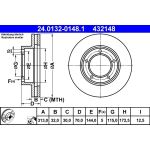 Bremsscheibe 24.0132-0148.1