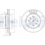 Delphi BG3612 Bremsscheibe Delphi BG3612 Bremsscheibe