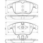 BOSCH 0 986 494 169 Bremsbelagsatz, Scheibenbremse BOSCH 0 986 494 169 Bremsbelagsatz, Scheibenbremse
